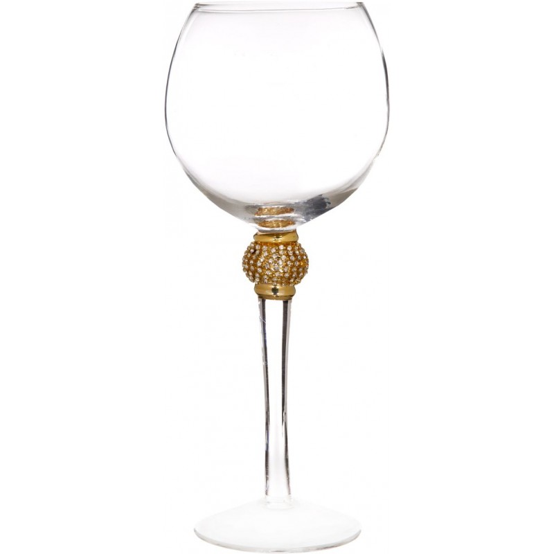 Gold Diamond 17oz Wine Goblet Set of 4
